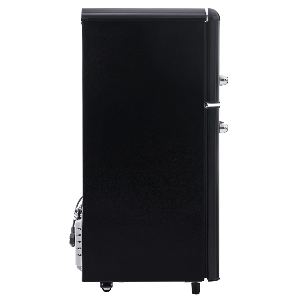 Frigorifero Retro con Doppia Porta ¨C MINIMAL ¨C 72L, 21L Congelatore, LED, Classe E