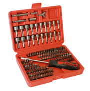 KIT CACCIAVITE 122 INSERTI SET CACCIAVITI GIRAVITE CON PROLUNGA IN VALIGETTA