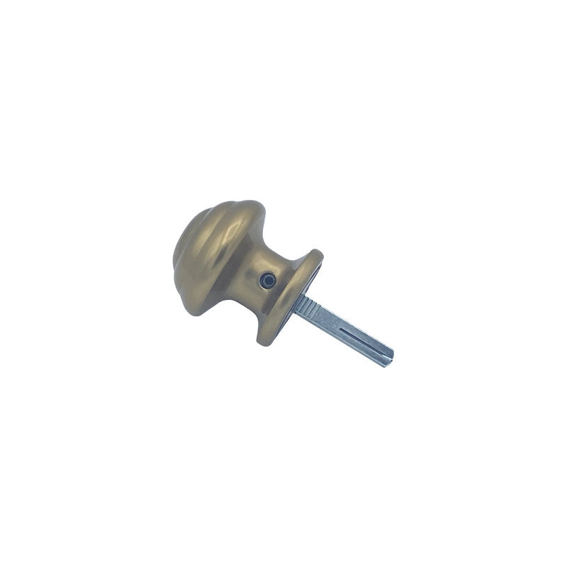 Maniglia su rosetta tonda SAGUATTI  271/60CQ in alluminio bronzo lucido