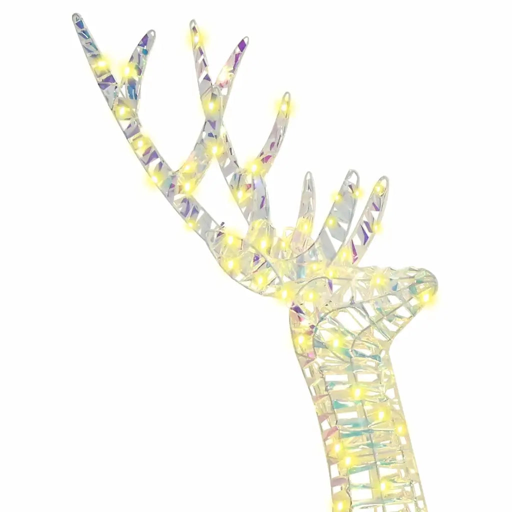 Renna 3D con 140 LED Bianco caldo 128 cm PET 42019055