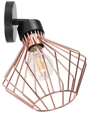 Lampada Da Parete Rose Black APP534-1W