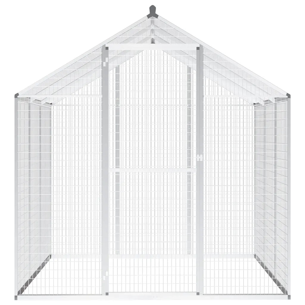 Voliera da Giardino in Alluminio 183x178x194 cm 45219
