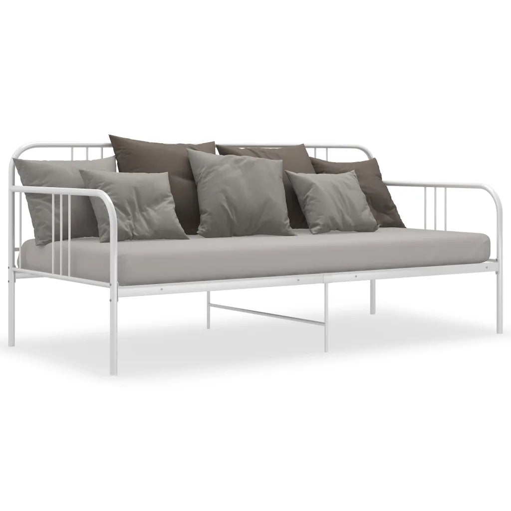 Divano letto | Sof¨¤ letto | Letto singolo Bianco in Metallo 90x200 cm