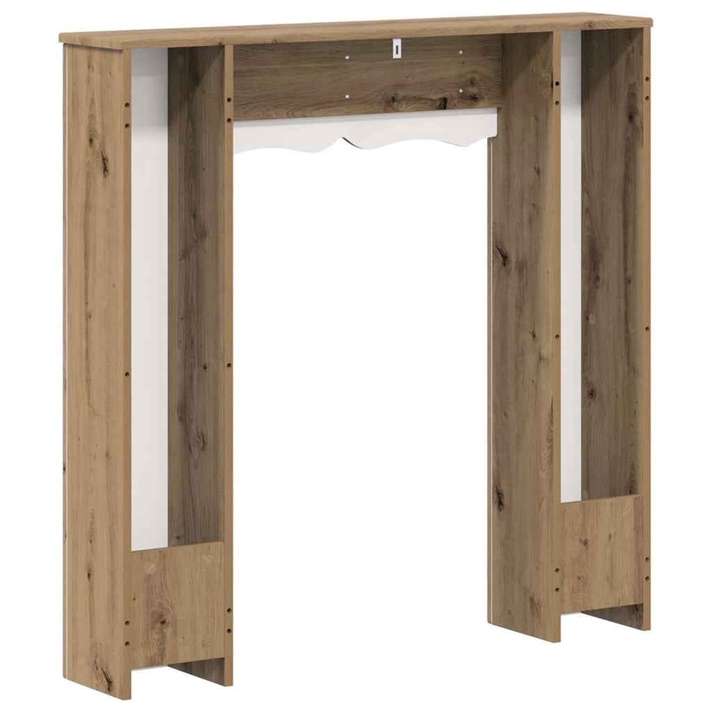Cornice per camino Rovere Artigianale 102 x 20 x 102 cm 8006641