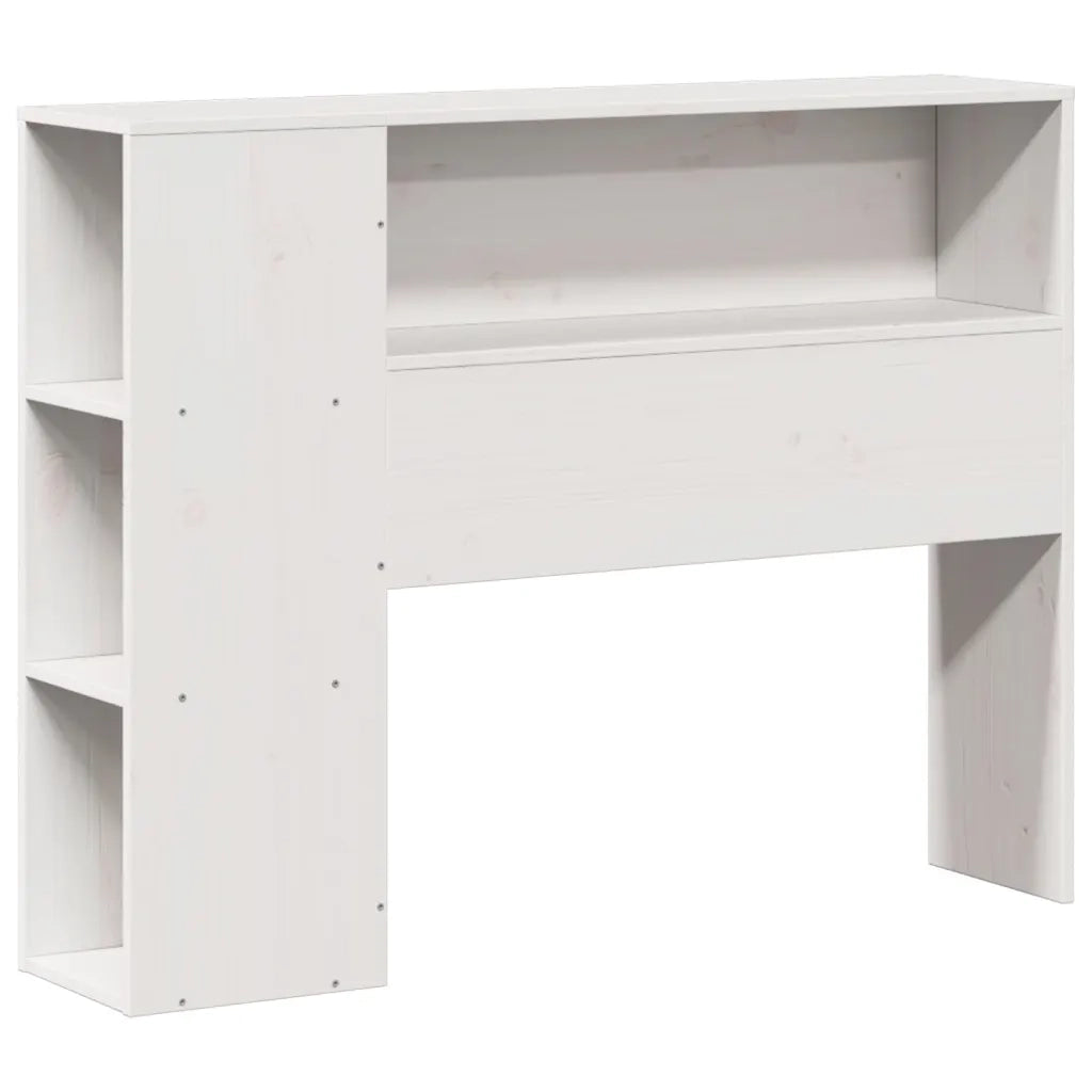 Letto singolo | Letto per adulti | Letto con Libreria senza Materasso 75x190 cm in Legno Pino