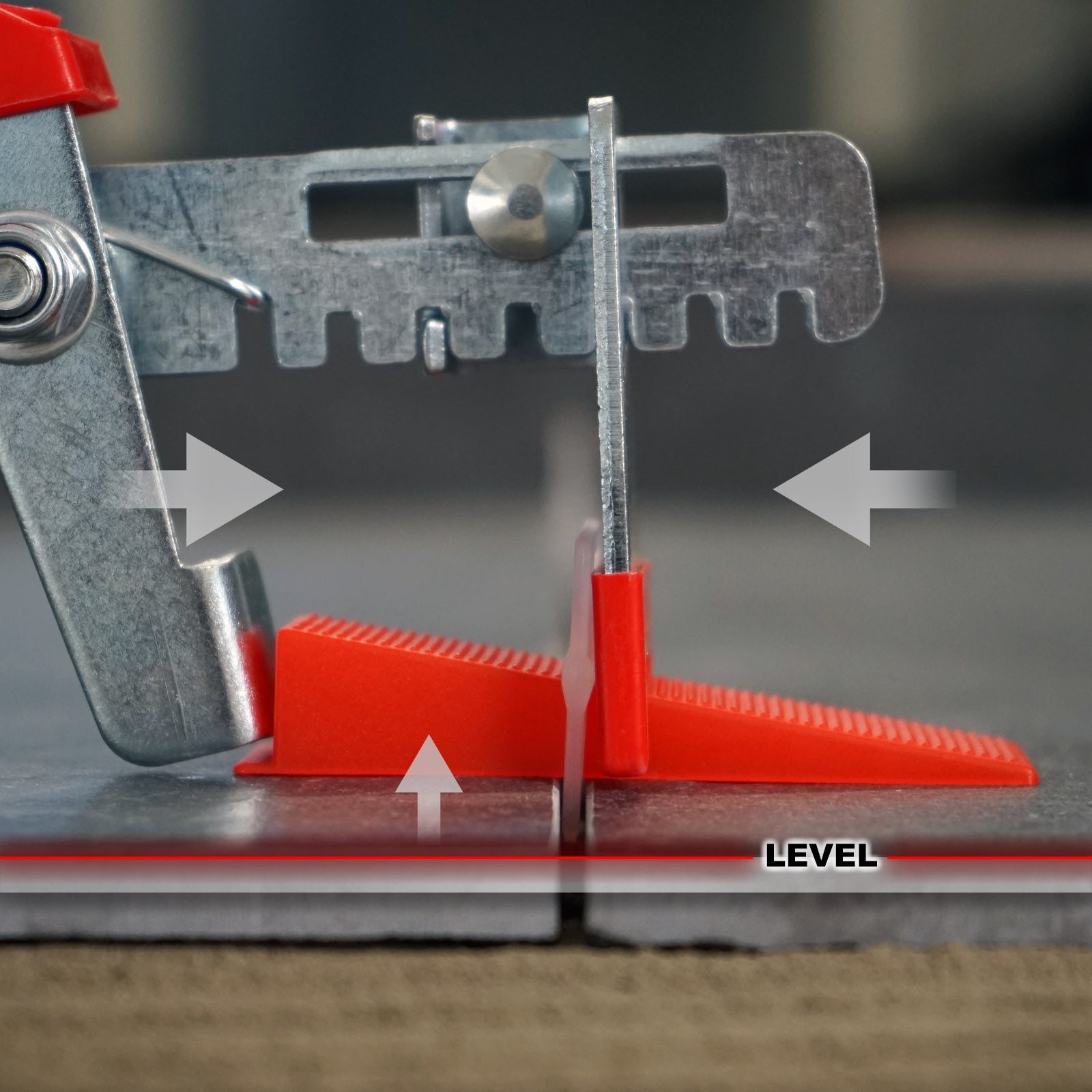 Set per livellamento piastrelle 800 linguette 1,0mm e 1 pinza per posa pavimenti