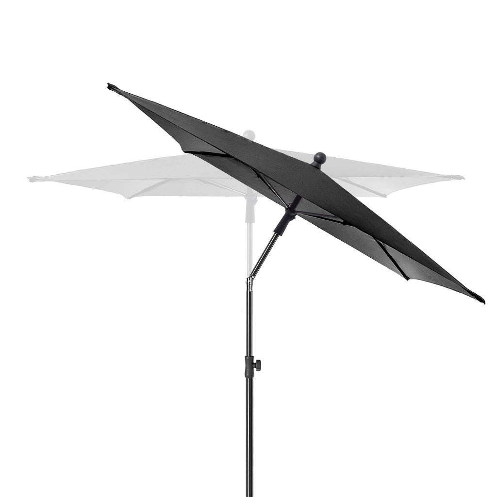 Ombrellone da giardino grande KADAX 210 cm, pieghevole, per balcone, con copertura rettangolare
