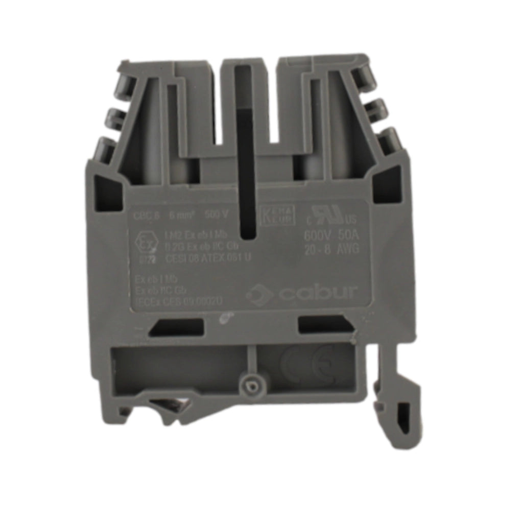 Morsetto a vite passante ad un piano 6 mm grigio Cabur