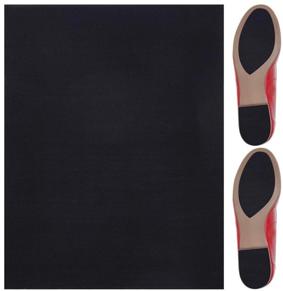 Piastra Antiscivolo in Gomma - 38,2 x 28,3 cm - 6 mm di Diametro - Adatto per Stivali Alti/Sneaker - Allevia il Dolore - Gomma Sintetica - Piastra di Supporto