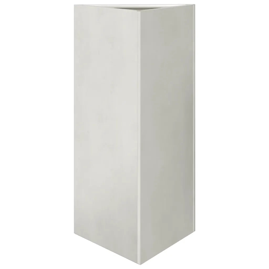 Fioriere da Giardino 2 pz Triangolari 40x34,5x75 cm Acciaio Inox 851166