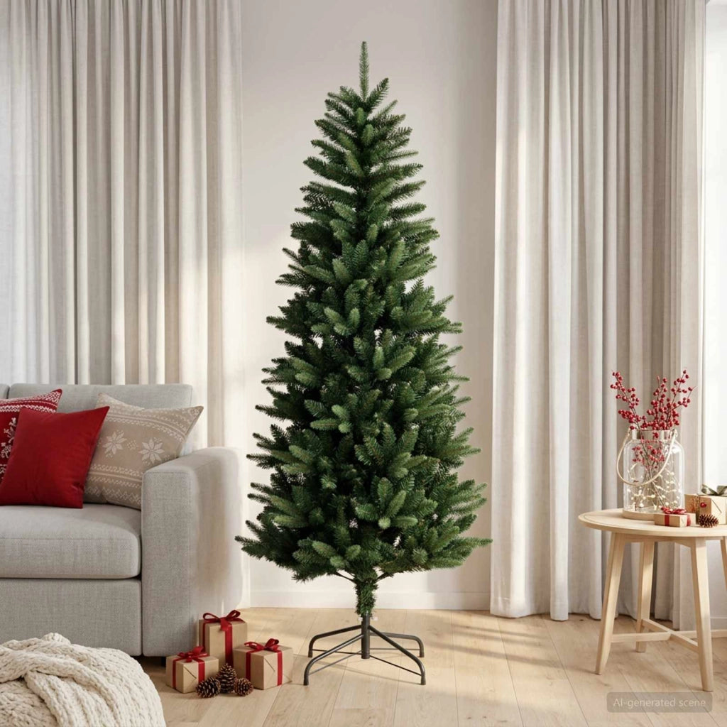 Artificial Hinged Christmas Tree 120 cm PE e PVC Verde 42052632