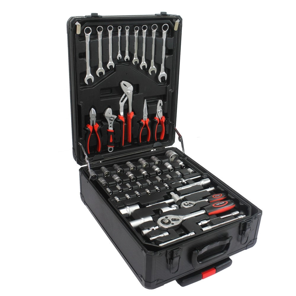 Set Utensili 899 Pezzi con Cassetti ¨C MINIMAL ¨C Cassetta Portautensili Nera