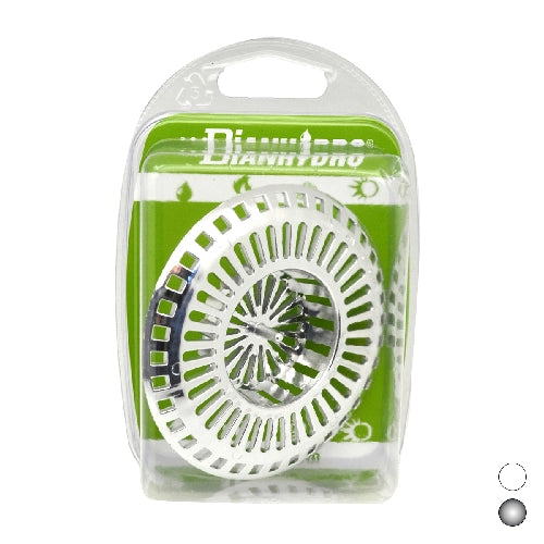 GRIGLIA DIAM. 9 CM PER FORO LAVELLO DIAM. 4.5 CM BLISTER- Cromo- FAIDF- pezzi 1