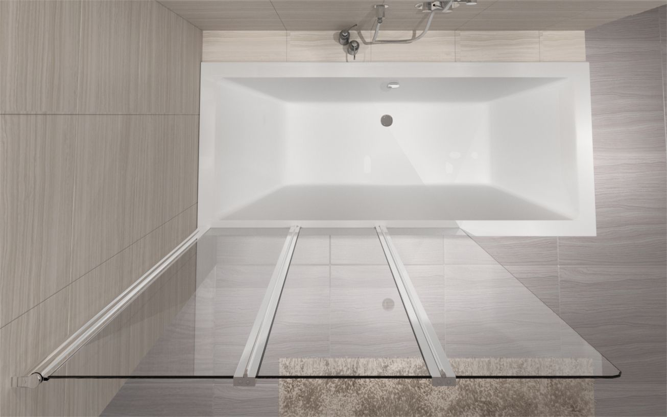 Schermo Vasca Pieghevole Rea Agat-3 120