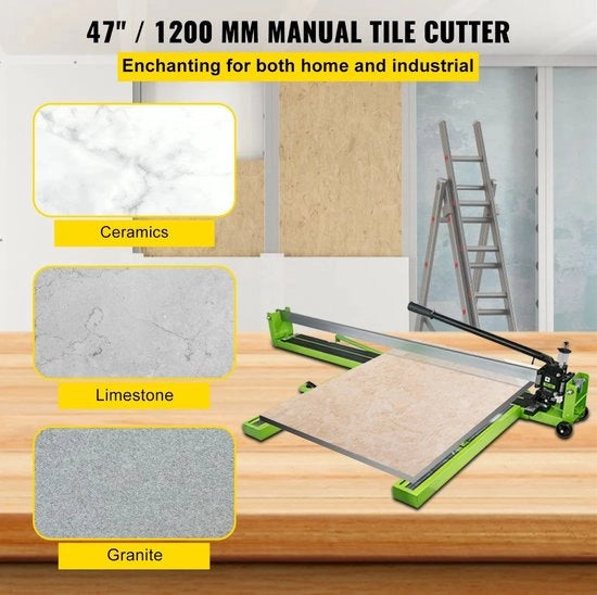 Tegolato Manuale Snidore - 1000mm - Strumento Professionale - Attrezzatura per Pavimentazione - Giardinaggio - Tegoli