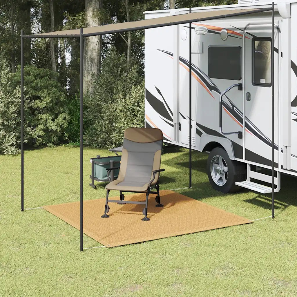 Tappeto da Tenda | Tappeto da campeggio Sabbia 250x250 cm HDPE