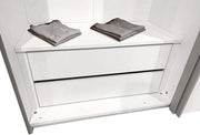 Germanvox cassettiera interna per armadio 2 cassetti Alba L.83,6 P.39 H.37,5 cm