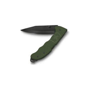 Victorinox 0.9425.DS24 Evoke BSH Alox Coltello Pieghevole 4 Funzioni Lama 10 cm con Perno per Pollice e Clip Rimovibile colore Verde Oliva