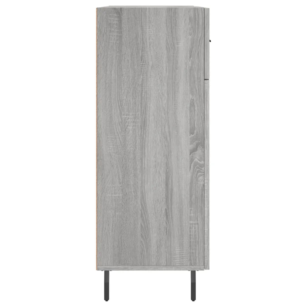 Credenza Grigio Sonoma 69,5x34x90 cm in Legno Multistrato 828002