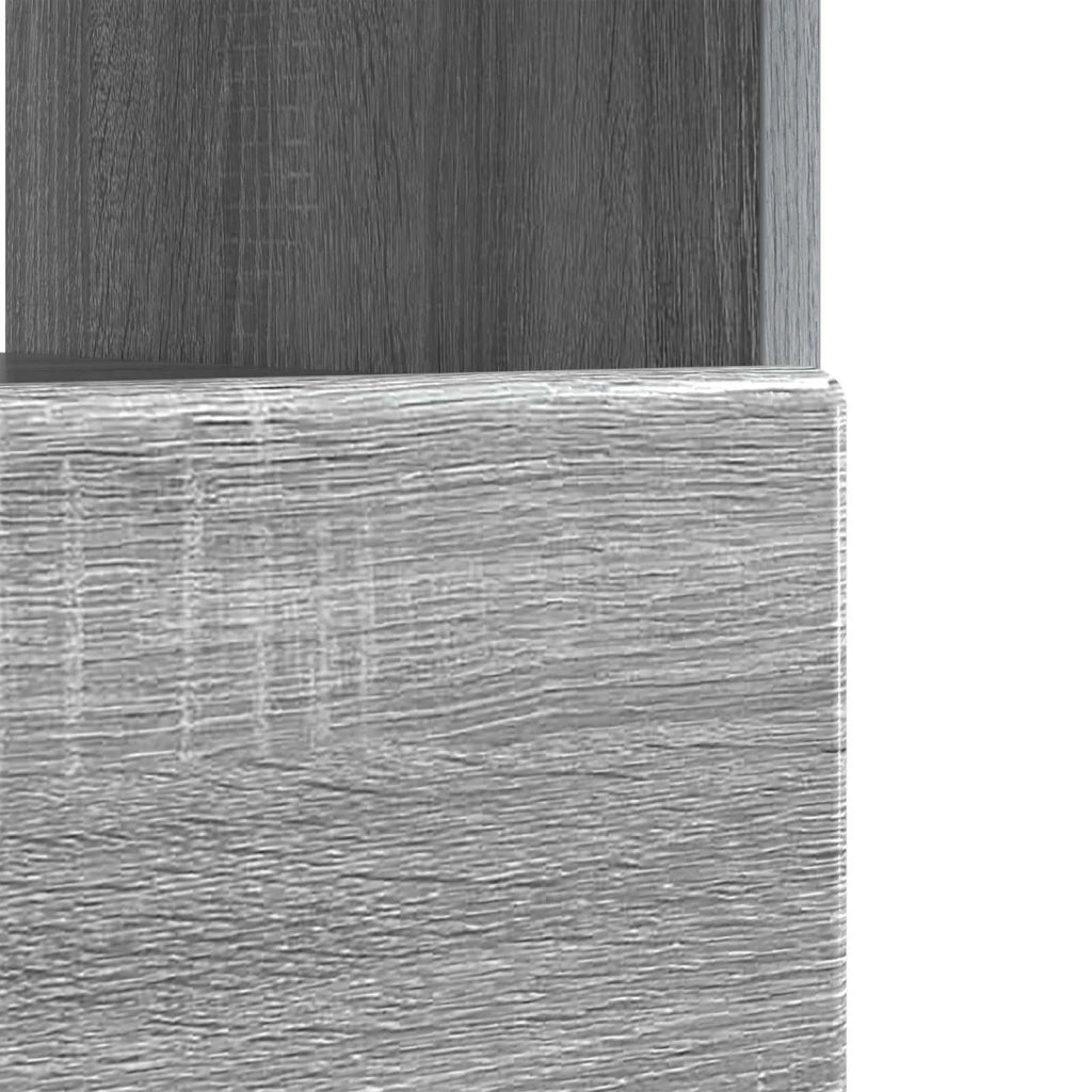 Mobile TV LED Sonoma grigio Legno ingegnerizzato 897661