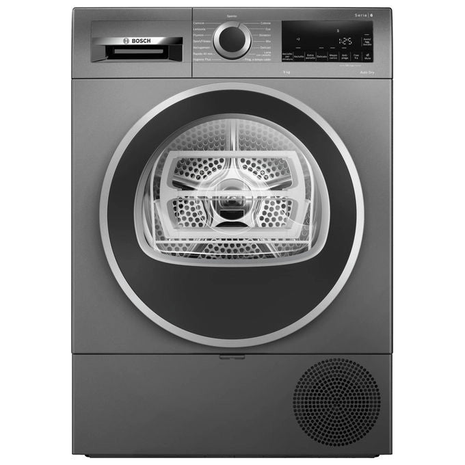 Bosch Asciugatrice Pompa di Calore 9kg Antracite Serie 6 WQG243DRII