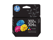 ORIGINAL HP Cartuccia d'inchiostro differenti colori B7RT8AE 302 XL / 304 XL ~300 Seiten Cartuccia di inchiostro in tricromia originale HP 302Xç/304XL