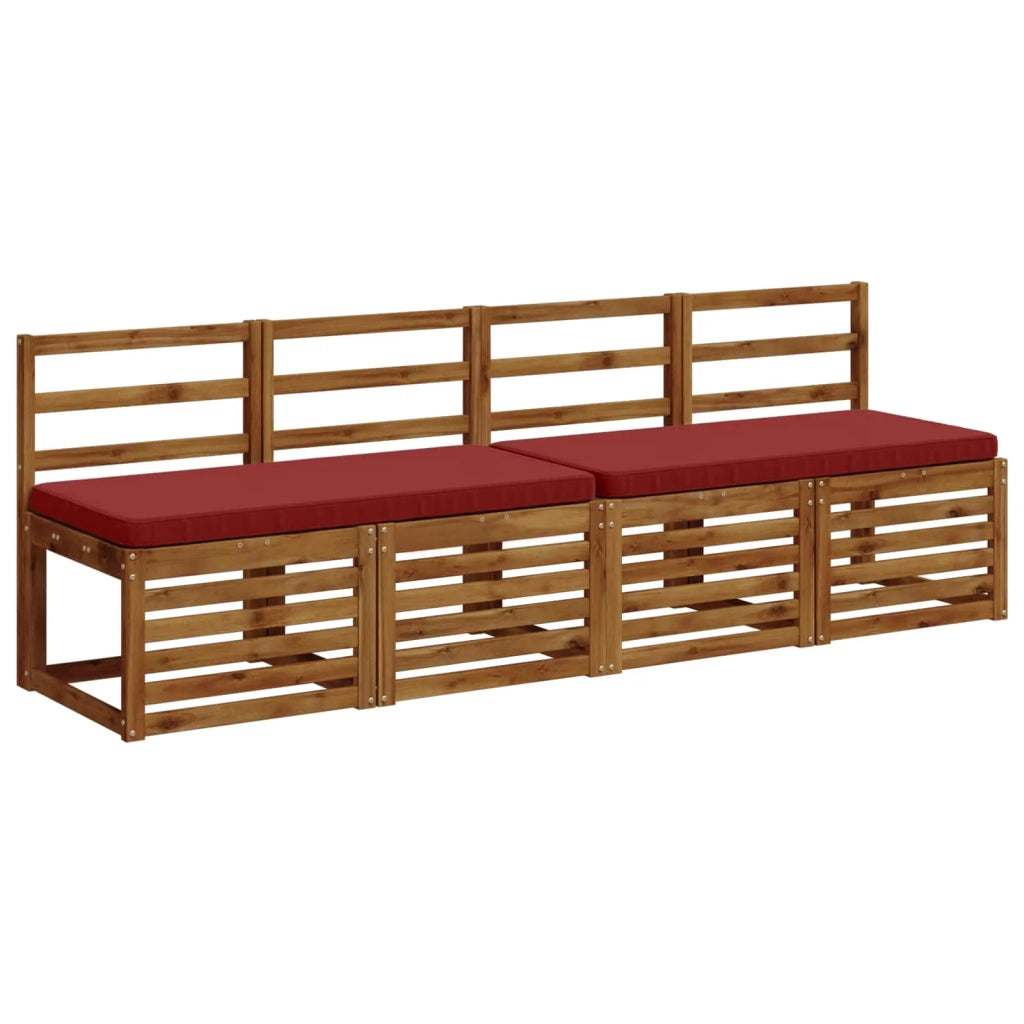 Cuscini per Panchina a 2 Pezzi VUGHT 2 pz 100% Poliestere 951805