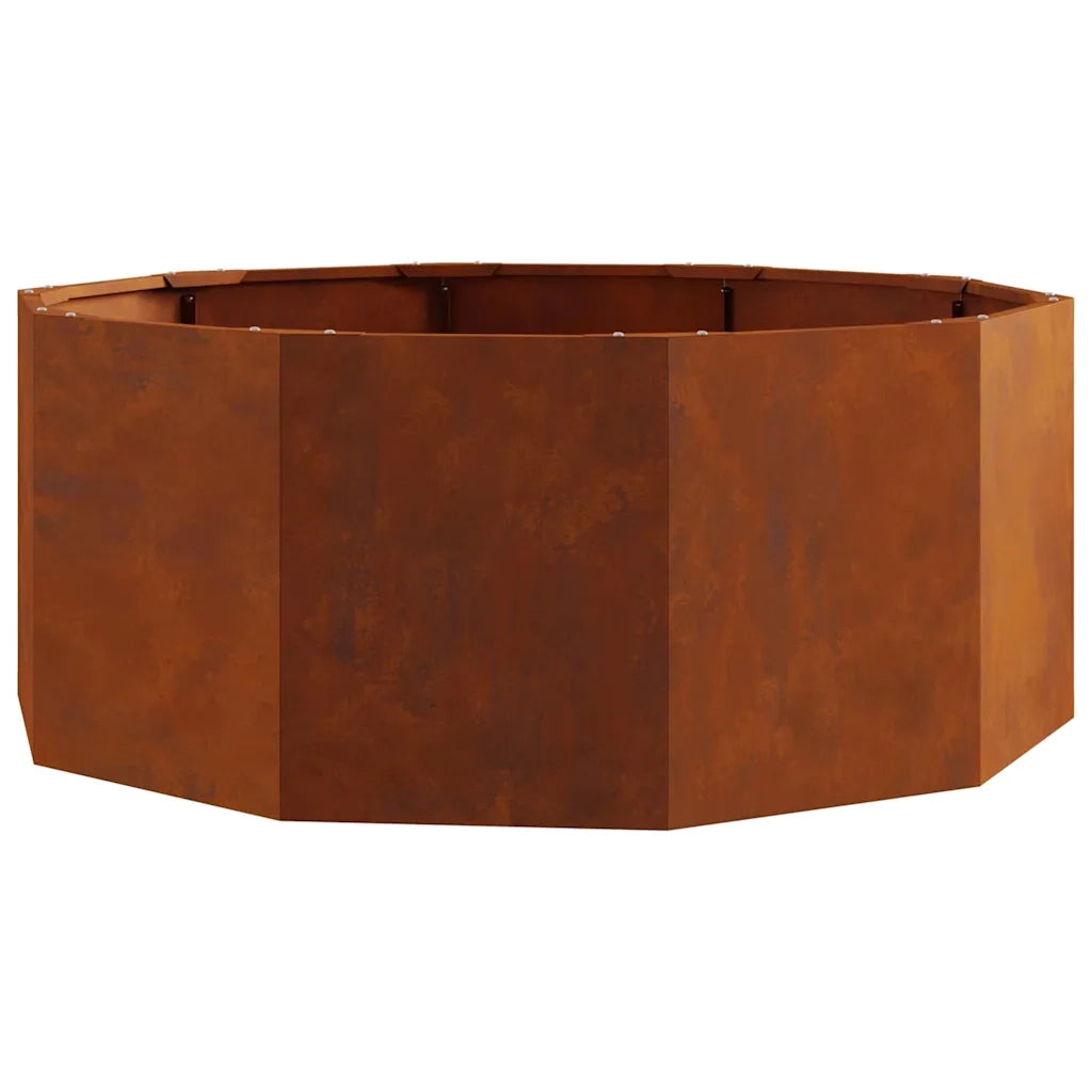 Fioriera Ruggine-Vaso-Contenitore per Piante 90 x 90 x 35 cm