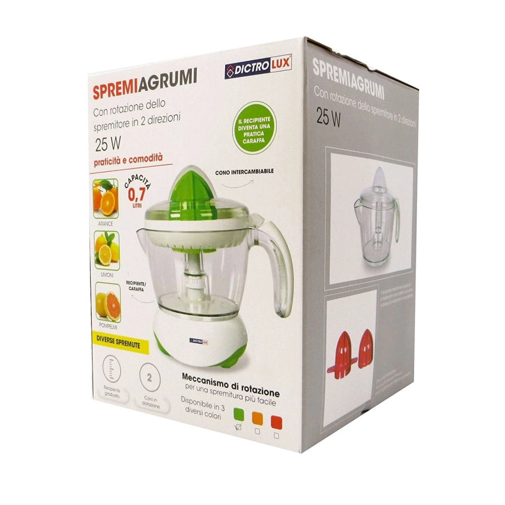 Trade Shop - Spremiagrumi 25w Per La Cucina Elettrico Spremute Succo Frutta Agrumi -