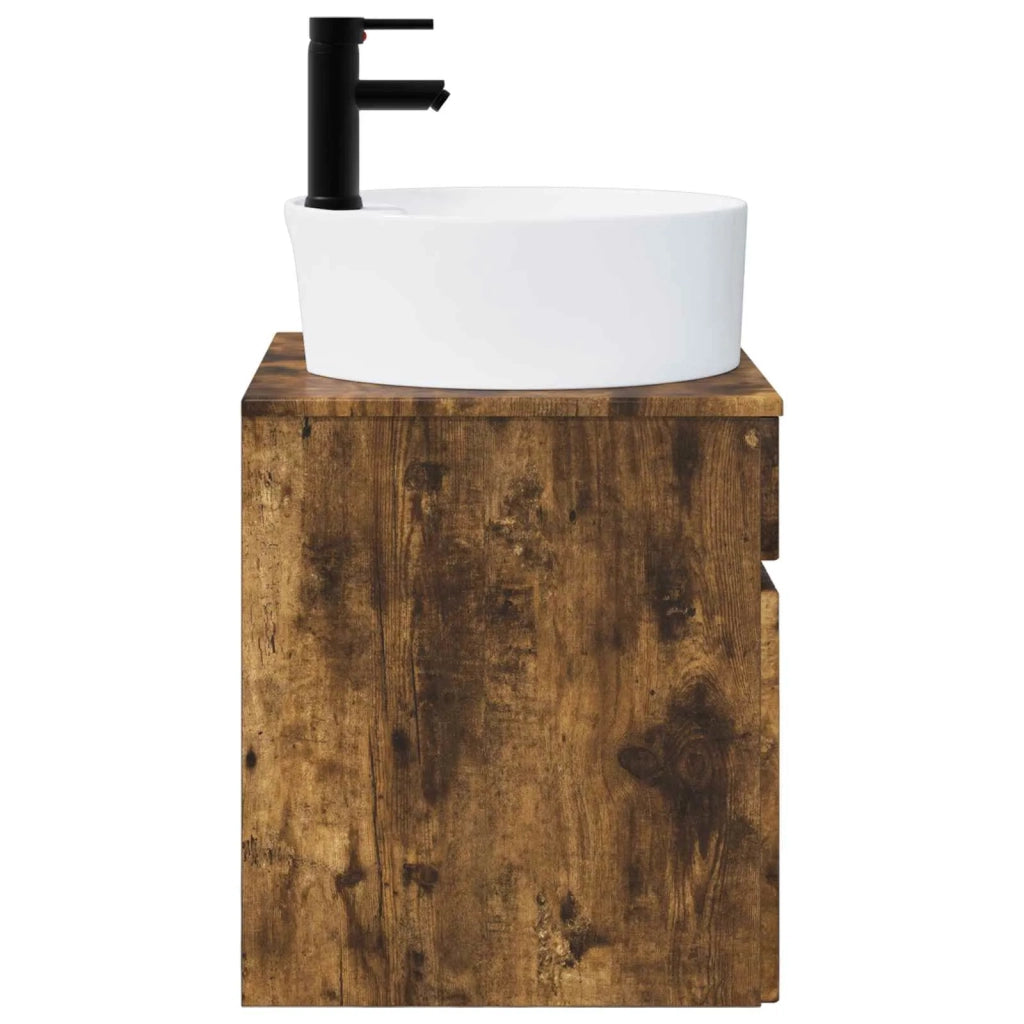 Mobile lavabo da parete Rovere Fumo 49 x 44,5 x 65 cm 890597