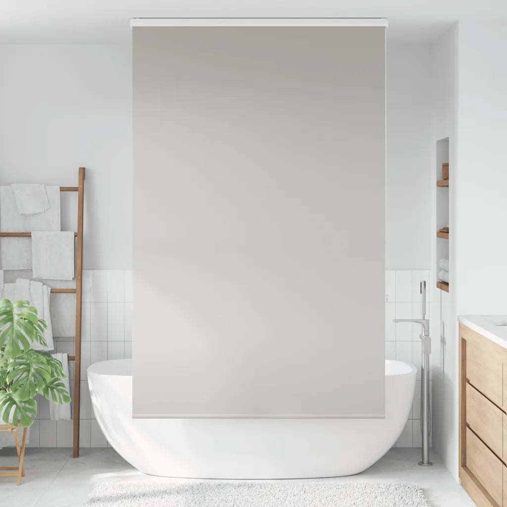 Tenda a Rullo per Doccia Cassonetto 140x240cm Larghezza Tessuto 4014994