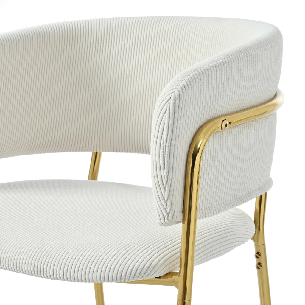 SEDIA da pranzo design minimalista 69.85 x 58.42 x 38.74 cm beige