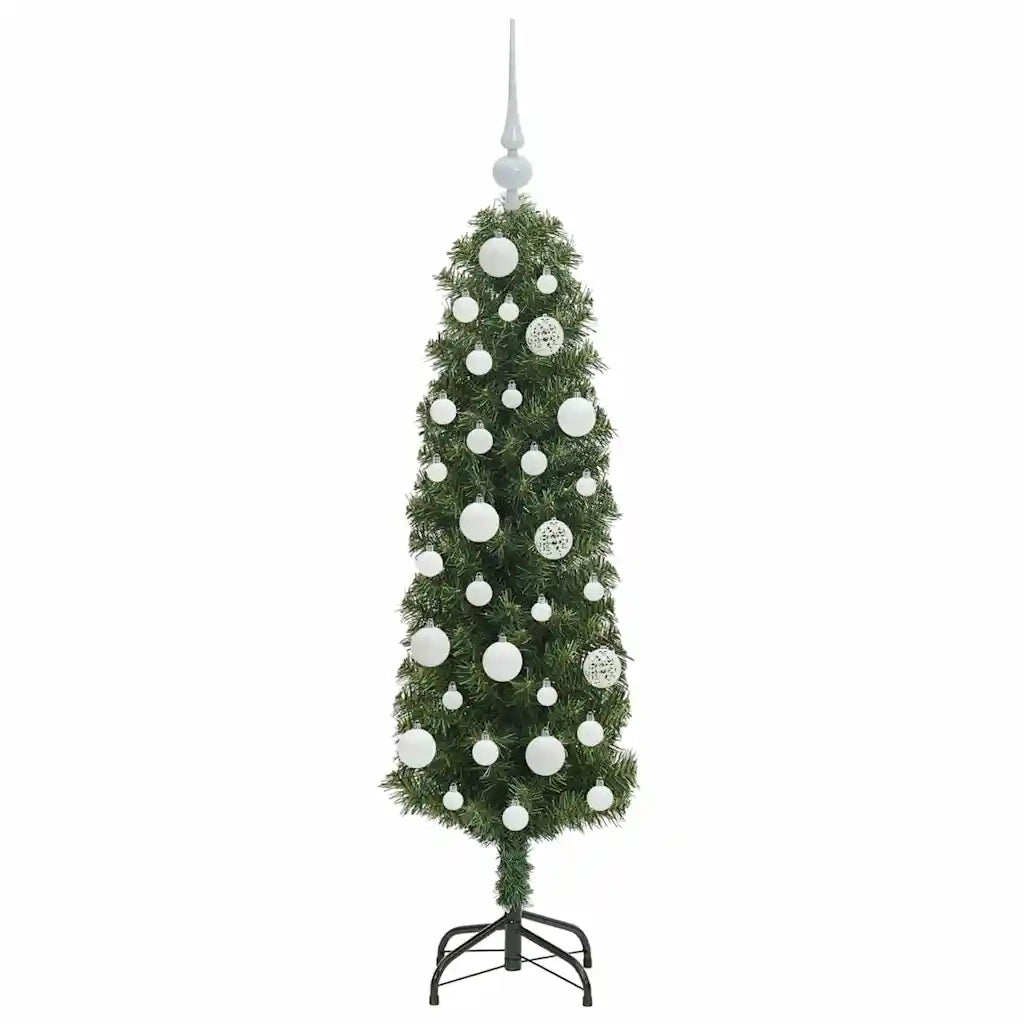 Albero di Natale | Decorazioni natalizie artificiale con 150 LED Verde 120 cm