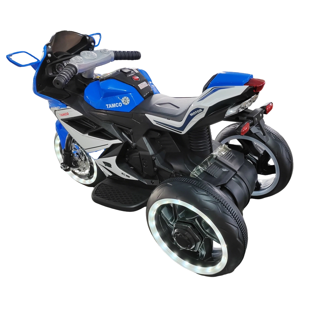 Moto Elettrica Bambini con Pedale e Luci ¨C zephmum ¨C Rosso