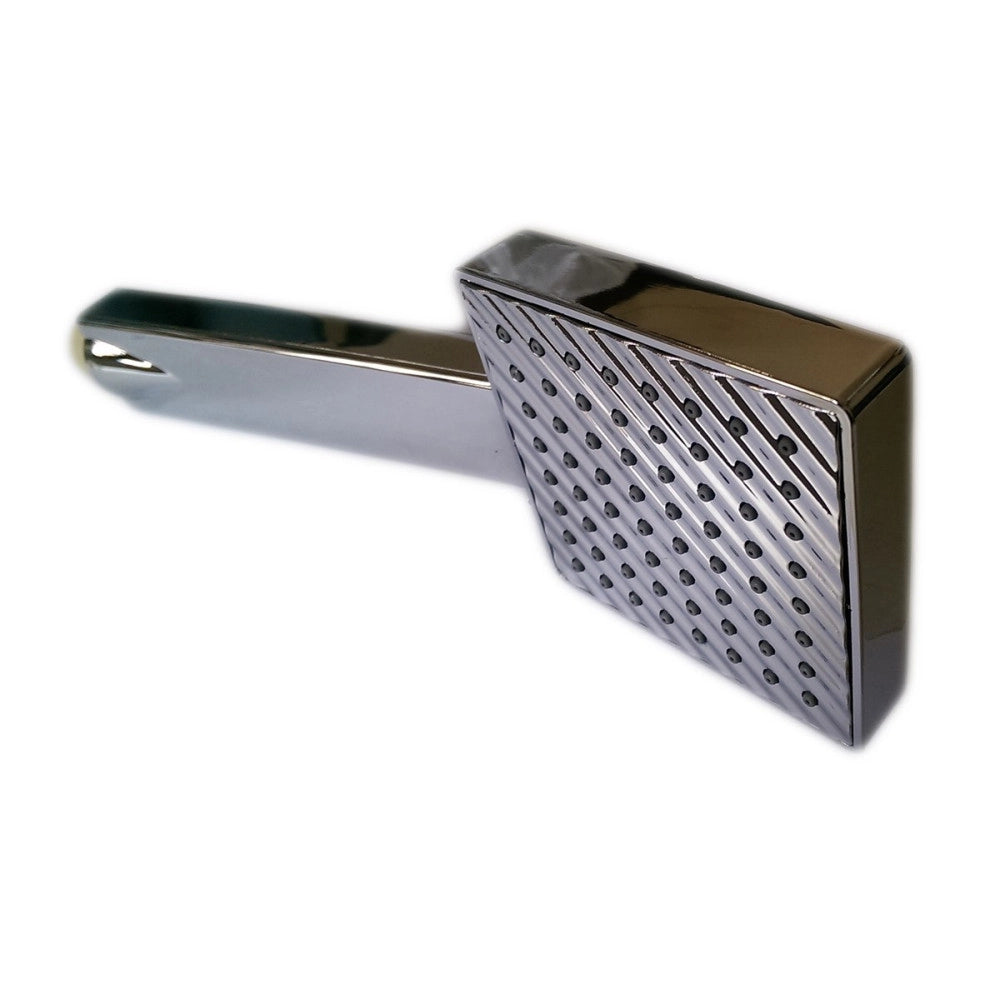 Trade Shop - Asta Saliscendi Cromata Colonna Doccia Soffione Fisso Doccetta Saturn 9005 -