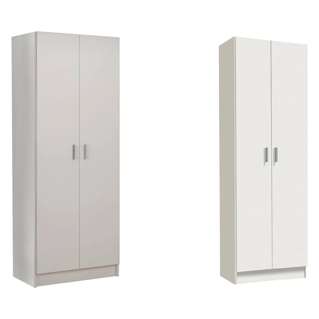 Dairago, Armadio Multiuso Grande Modulabile, 132x180h cm Bianco