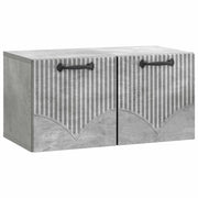 Mobile Porta TV da Muro Grigio Cemento 59,5 x 31 x 30 cm