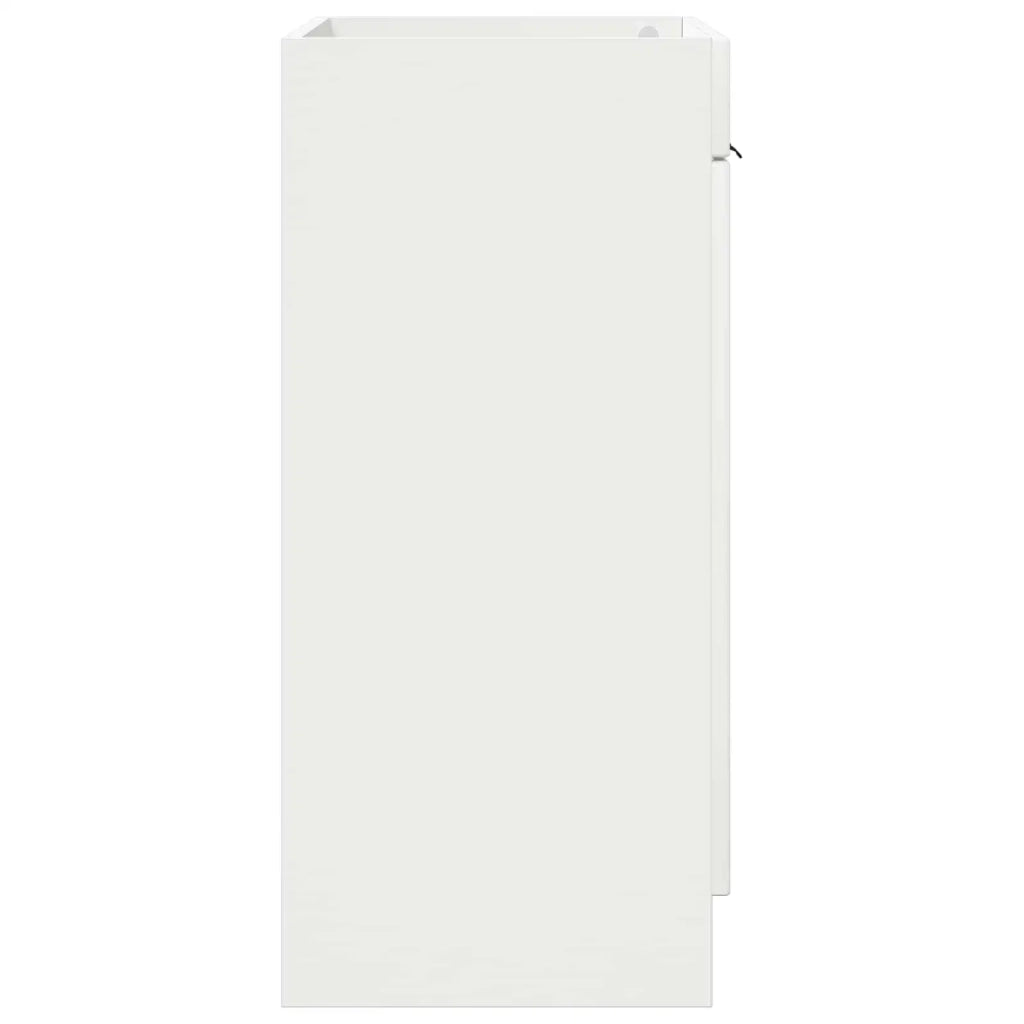 Mobiletto da bagno sotto il lavello Bianco Lucido 890098