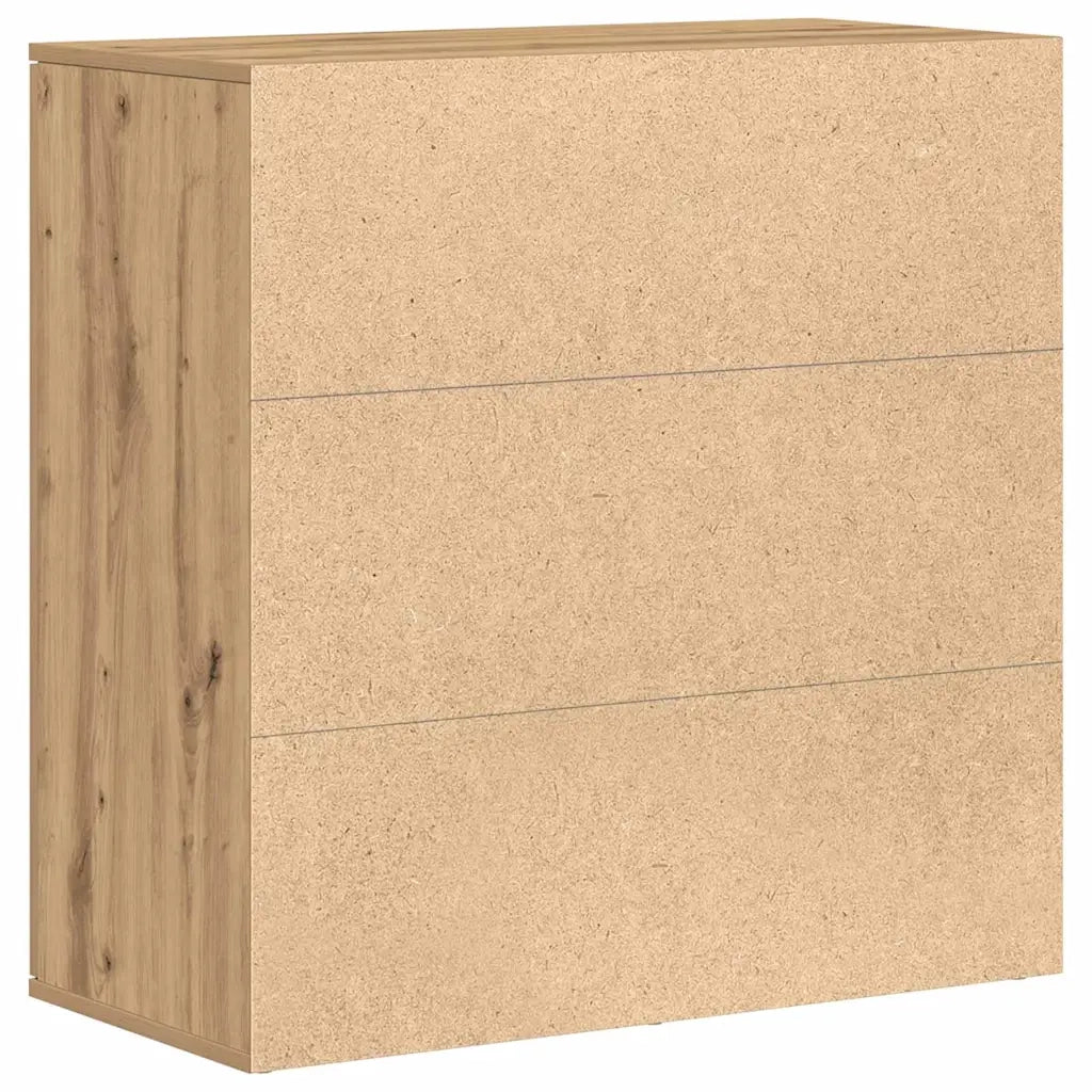 Credenza-Buffet-Armadio da cucina Rovere artigianale 79 x 38 x 80 cm Legno multistrato
