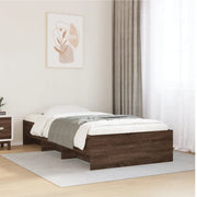 Giroletto senza Materasso Rovere Marrone 100x200 cm Truciolato 3295673