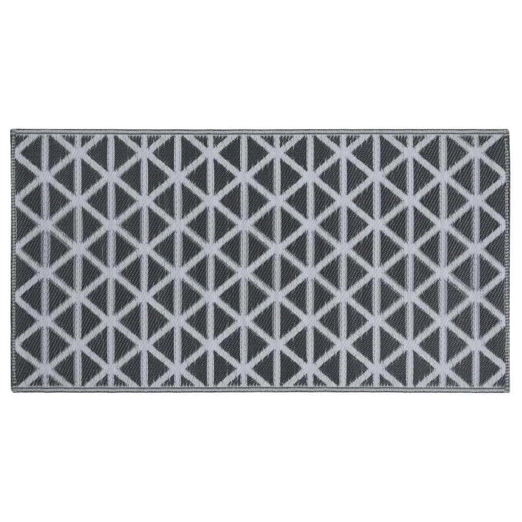 Tappeto da Esterni ARAKIL Nero 190x290 cm in PP CFW6706274