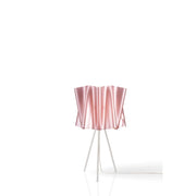 Lampada Da Scrivania Moderna 3 Piedi Folio Polilux ® Pink Metal 1 Luce E27