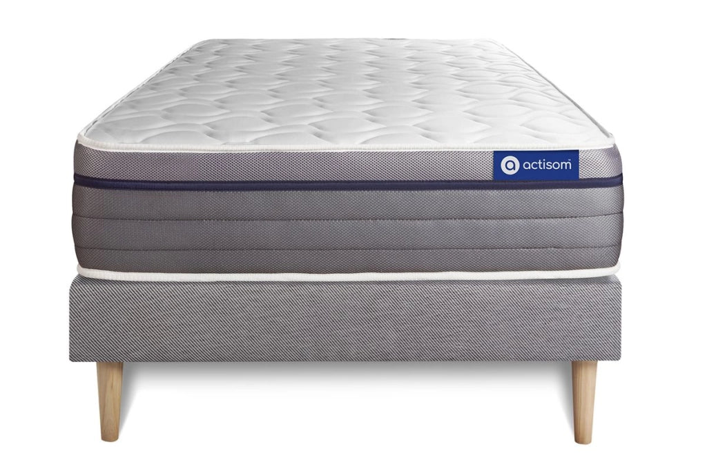 Kit rete e materasso matrimoniale Actilatex zen 90x190cm - Spessore : 26cm - Lattice e memory foam - Bilanciato -