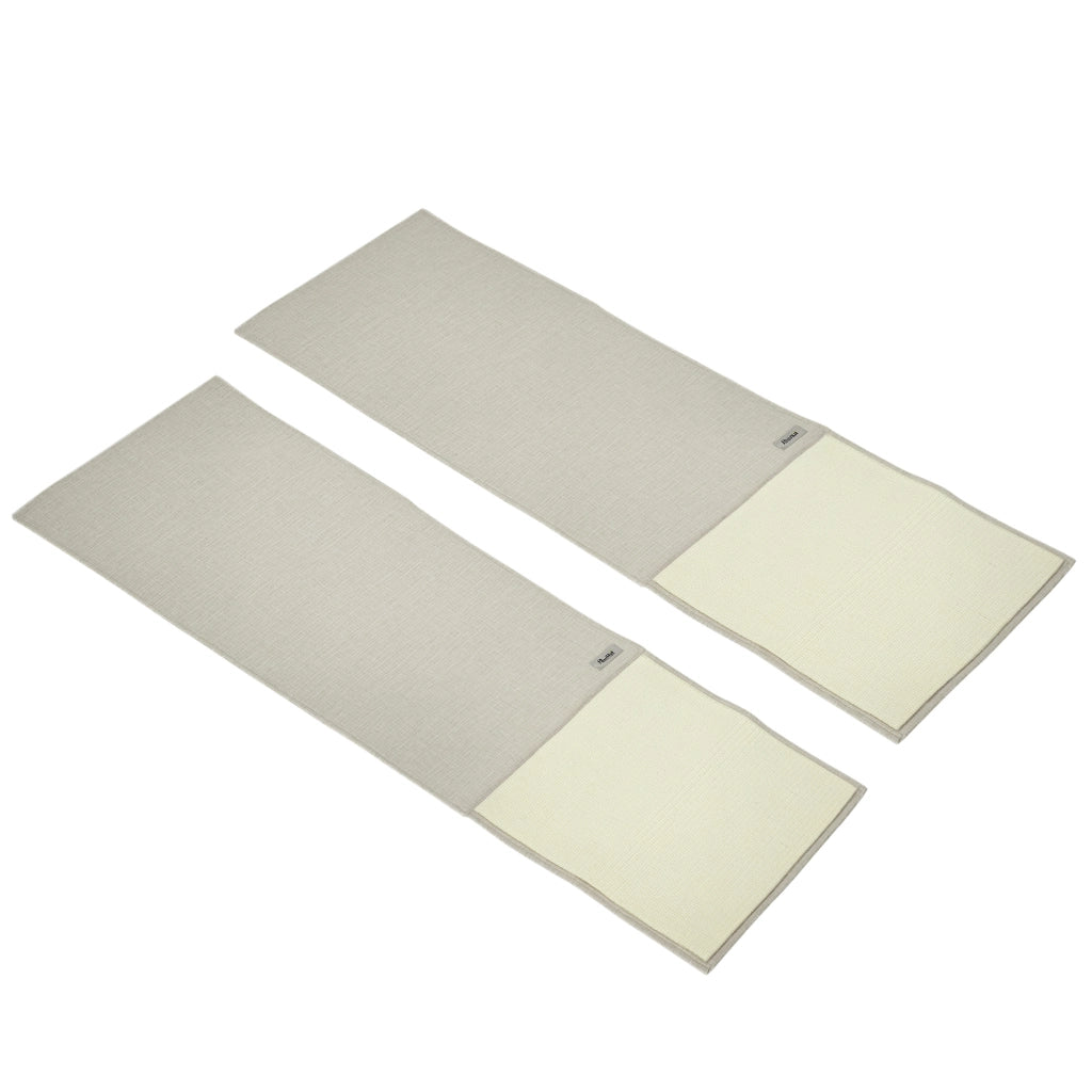 Tappeto graffiato per gatti ¨C zephmum ¨C Sisal beige e grigio 130x45 cm