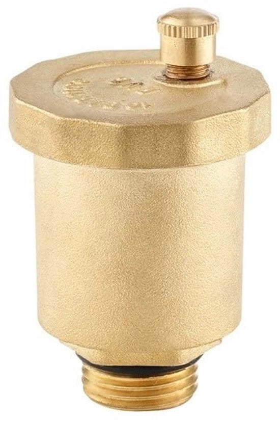 Valvola di ventilazione automatica - Protezione contro la ruggine - DN10 3/8" - Valvola membranacea - Per alte temperature - Ottone