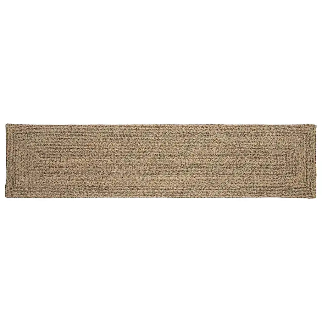 Tappeti per area Rettangolare Naturale e Nero 60 x 250 cm Juta 42010489