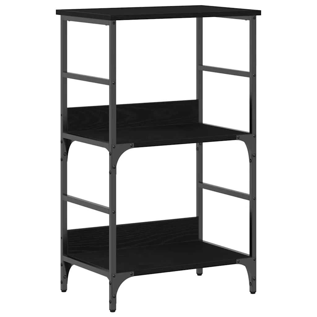 Libreria Rovere Nero 50 x 33 x 82 cm Legno multistrato 863545