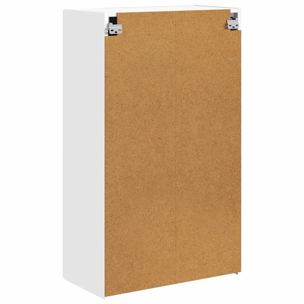 Mobile TV da parete Bianco 59,5 x 31 x 100 cm Legno multistrato