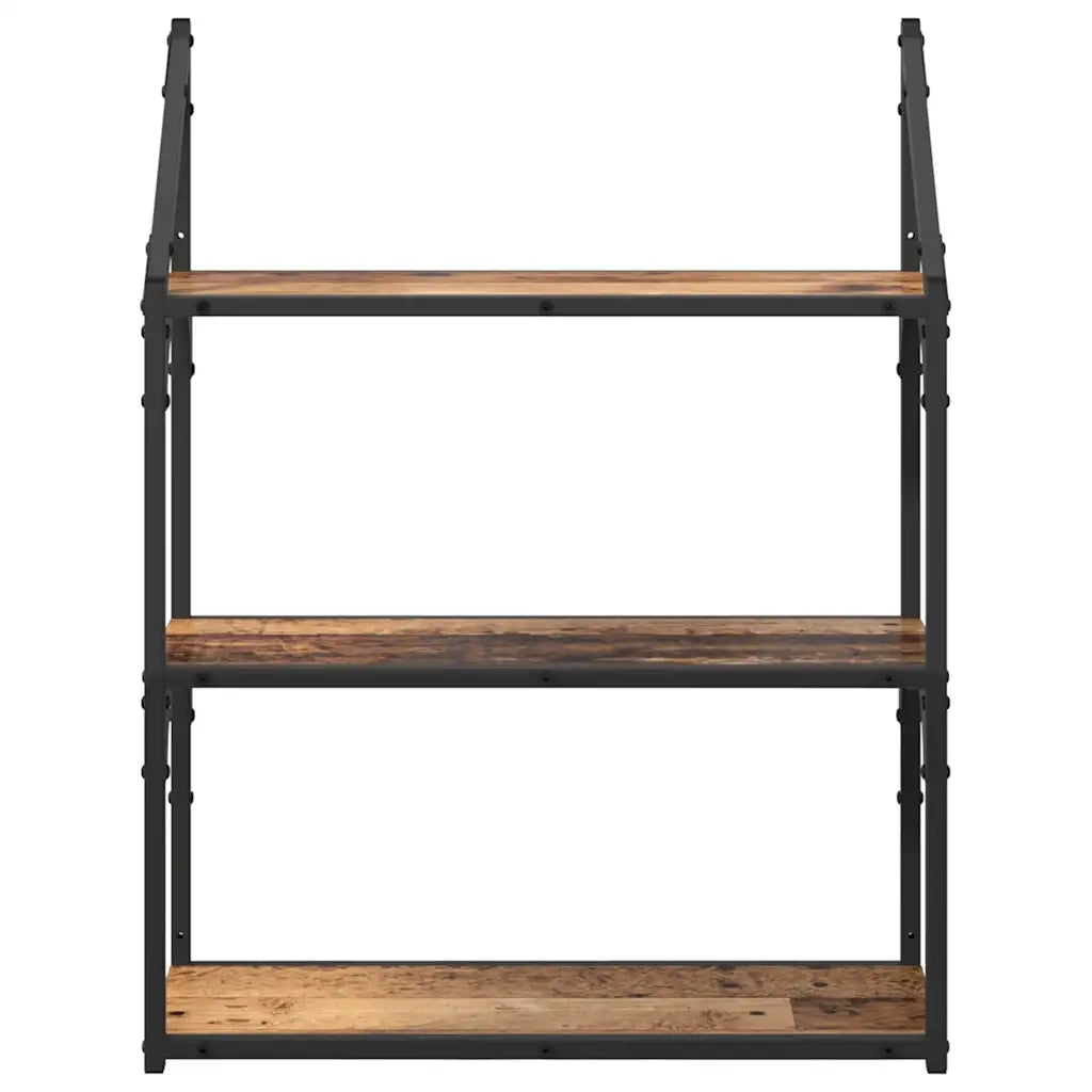 Scaffale da parete Legno vecchio 60 x 21 x 78,5 cm 882790