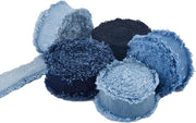 5 pezzi di frange in denim, 2 metri, intrecciati in tessuto di cotone ruvido per decorazione di capelli, accessori per cucito, regali per matrimoni